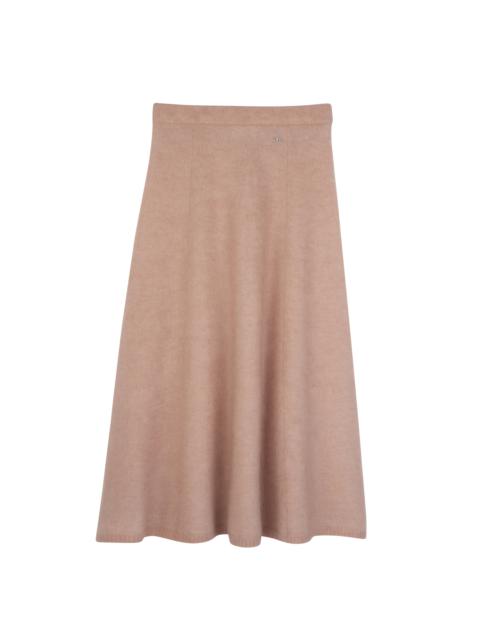 Longchamp Midi skirt Pink Tea - Knit