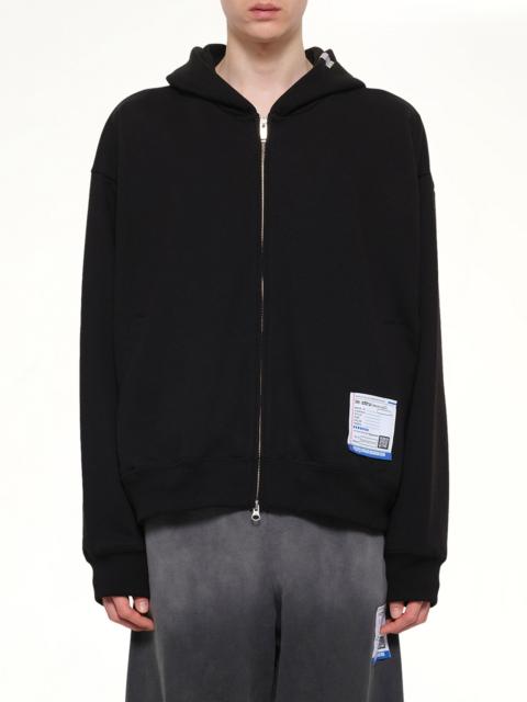 Maison MIHARAYASUHIRO Instrumental Heavy Weight Zip Hoodie in Black