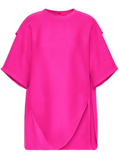 Valentino drape-detail asymmetric T-shirt