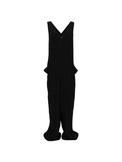 Walrus wide-leg crepe jumpsuit