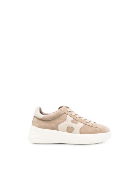 HOGAN logo-patch platform sneakers