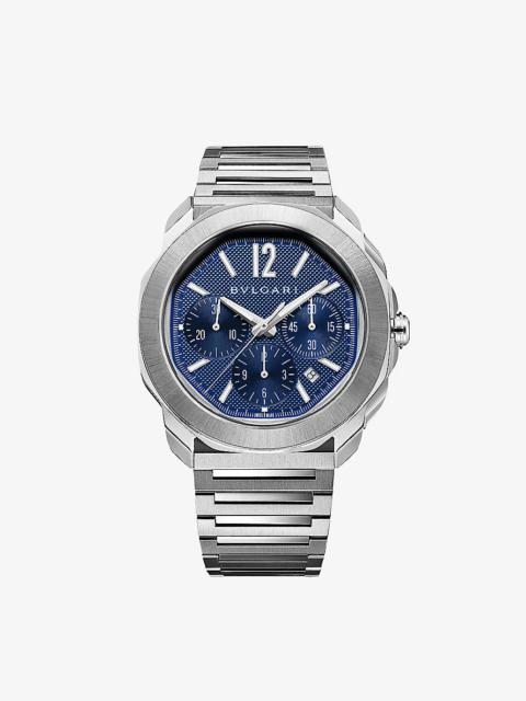 BVLGARI RE00081 Octo Roma Chronograph stainless-steel automatic watch