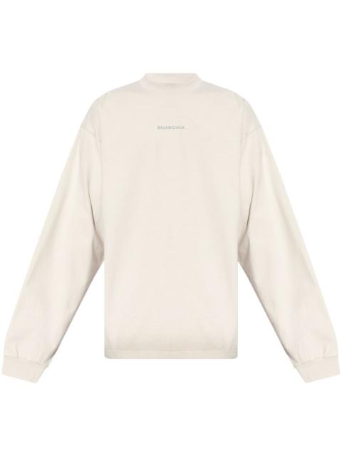 logo-print cotton sweatshirt