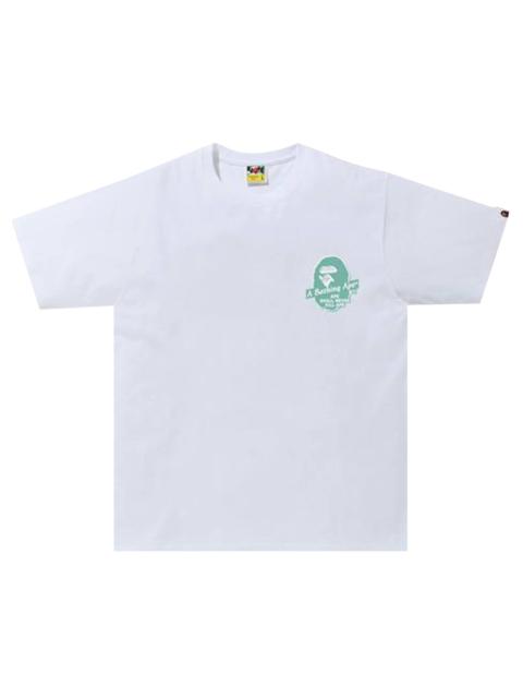 BAPE Circle Tee 'White/Green'