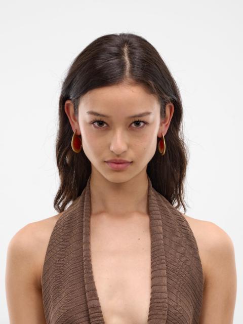 PANCONESI Small Dusk Gold Earrings