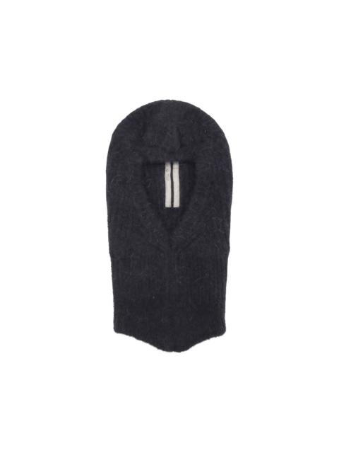 Rick Owens ribbed-knit cut-out balaclava