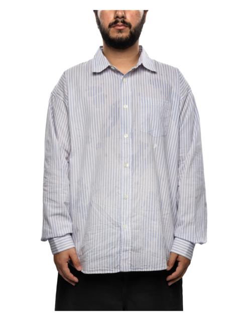 Stüssy Classic LS Shirt Bleached Blue | REVERSIBLE