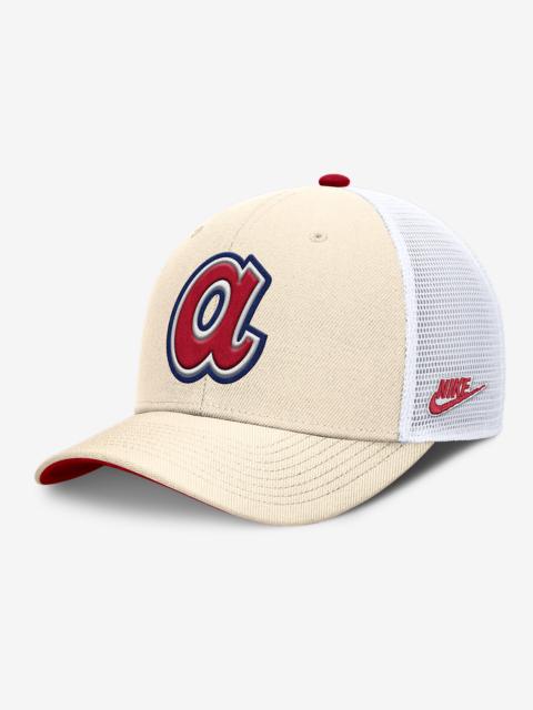 Nike Atlanta Braves Cooperstown Rise Men's Nike Dri-FIT MLB Trucker Adjustable Hat
