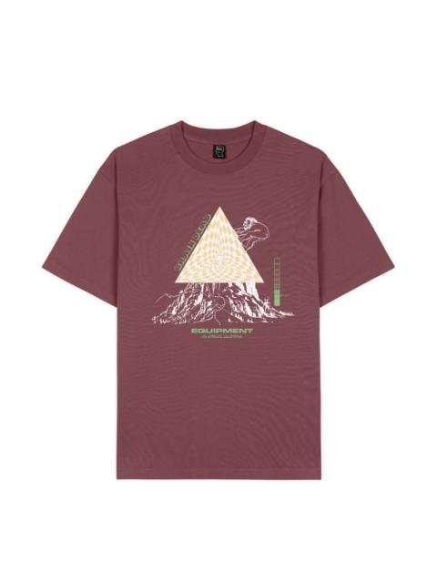 BRAIN DEAD Brain Dead Equipment 4D Elevation T-shirt - Wild Ginger