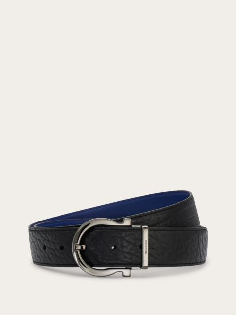 FERRAGAMO Reversible and adjustable Gancini belt