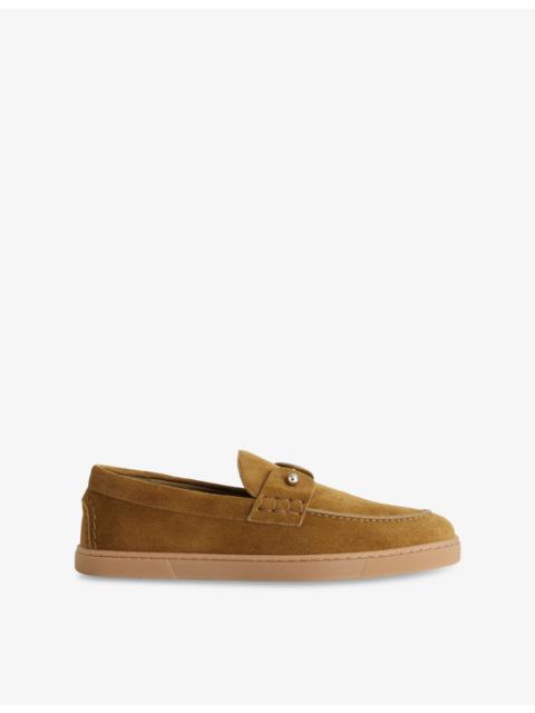 Christian Louboutin Chambeliboat Donna Flat Suede Loafers