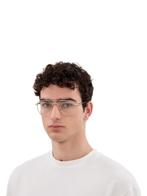 GUCCI Men's Subtle Web 56MM Aviator Sunglasses - Gold