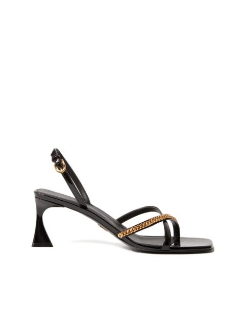 Stella McCartney Elsa chain-embellished square sandals