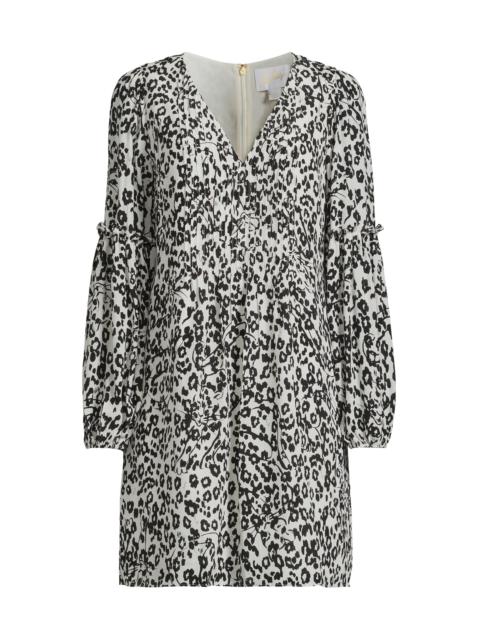 Lilly Pulitzer Women's Cleme Leopard Silk Dress - Coconut
