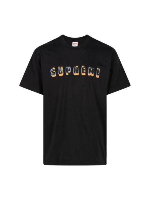 Supreme Stencil logo-print cotton T-shirt