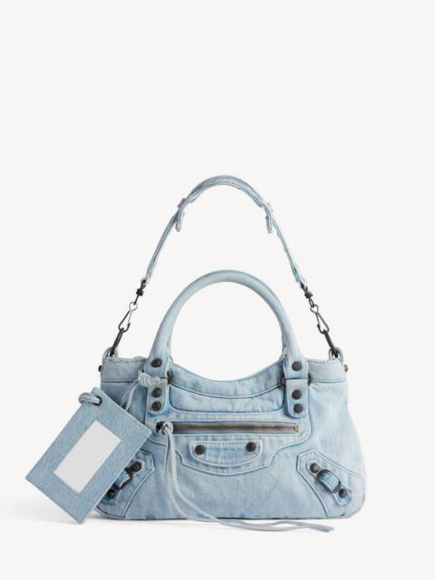 BALENCIAGA Women's Le City First Bag in Light Blue