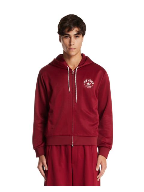 Adidas Originals by Wales Bonner Burgundy WB Club Hoodie