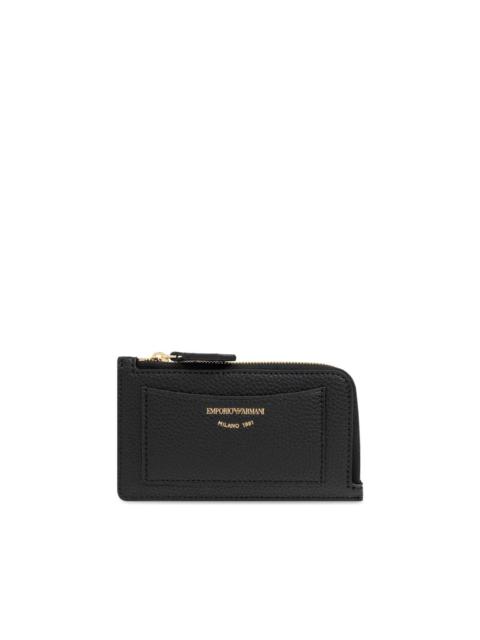 EMPORIO ARMANI logo-embossed wallet