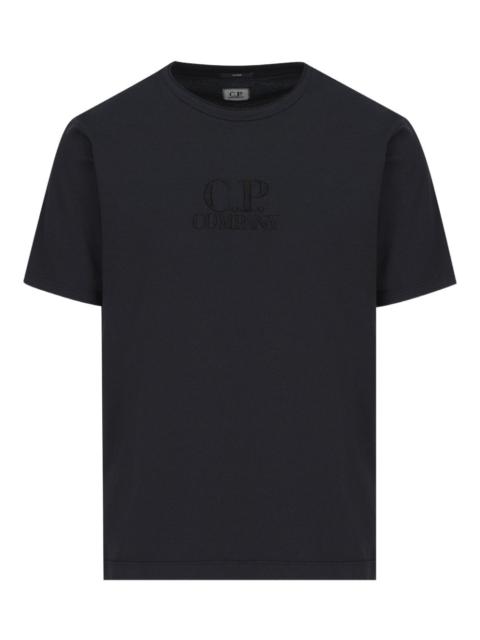 C.P. Company embroidered-logo T-shirt