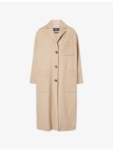 WEEKEND Max Mara Galosce Notch-Lapels Wool-Blend Coat