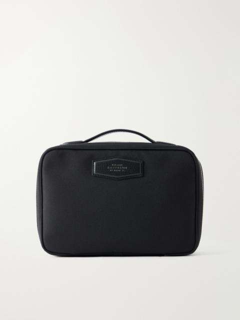 Smythson Norton Leather-trimmed Canvas Jewelry Case