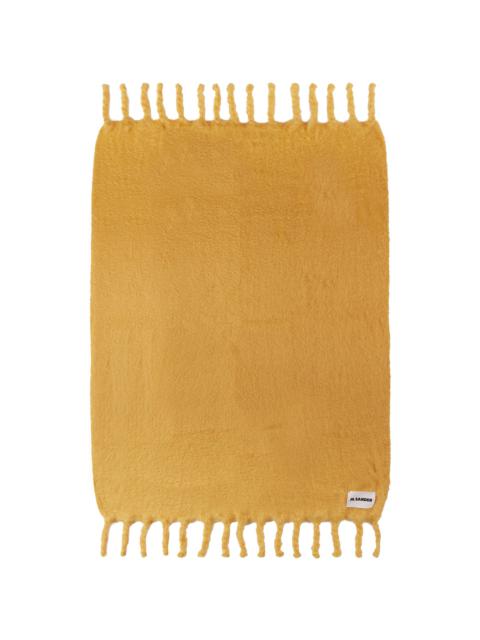 Jil Sander Yellow Scarf Throw Blanket