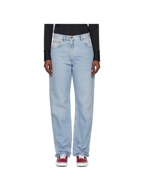 Valentino Blue Loose-Fit Jeans
