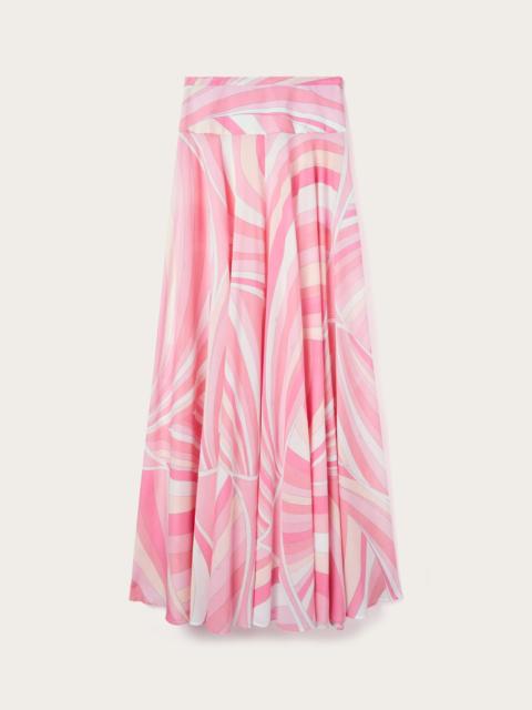 PUCCI IRIDE PRINT LONG SKIRT
