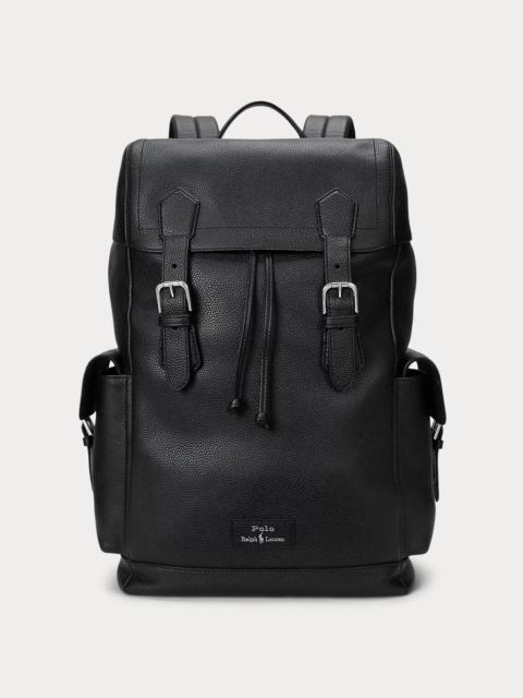 Polo Ralph Lauren Pebbled Leather Backpack