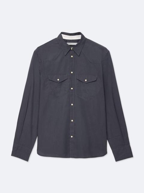 ALLSAINTS KENIL REGULAR-FIT COTTON-POPLIN SHIRT