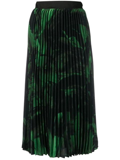 Off-White brushstroke plissé skirt