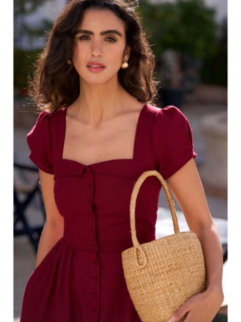 Gaâla Estelle Button Down Linen Dress