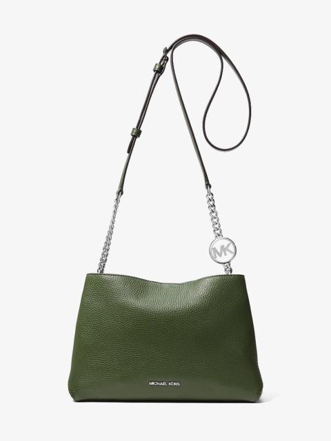 MICHAEL KORS Christina Small Pebbled Leather Crossbody Bag