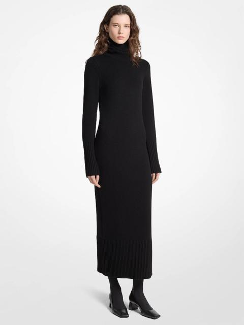 MICHAEL KORS COLLECTION Wool Turtleneck Dress
