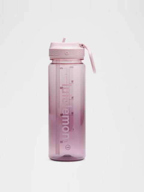 lululemon Back to Life Clear Bottle 24oz *Straw Lid