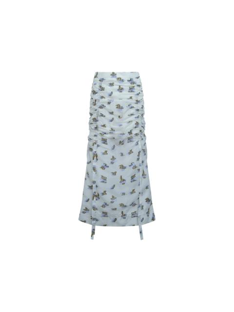 ULLA JOHNSON Liora Organza Midi Skirt
