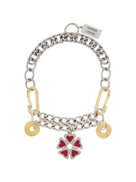 Chopova Lowena Silver Double Decker Necklace