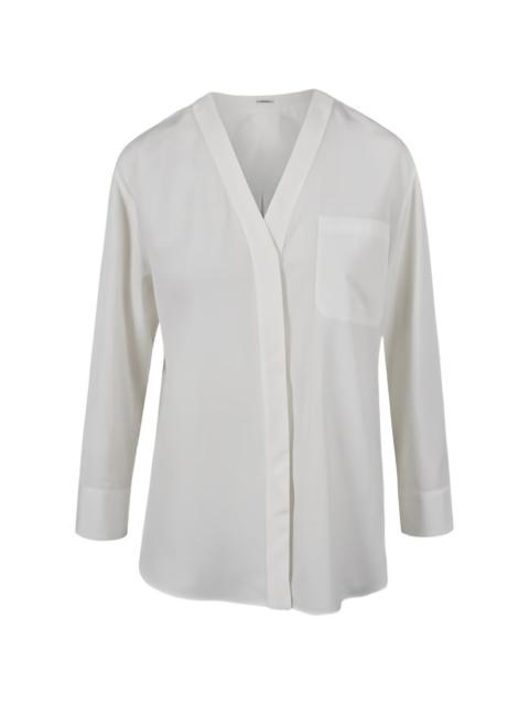 'S Max Mara pocket V-neck shirt