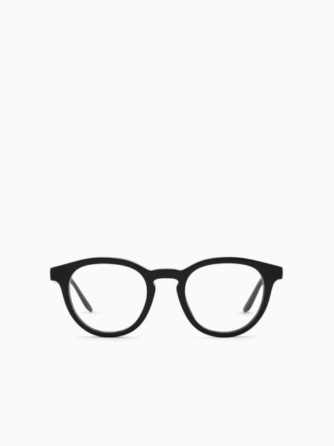 GIORGIO ARMANI Men’s round eyeglasses