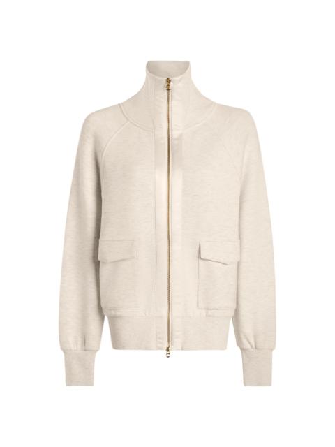 VARLEY Women's Roxbury Solid Zip-Front Jacket - Ivory Marl
