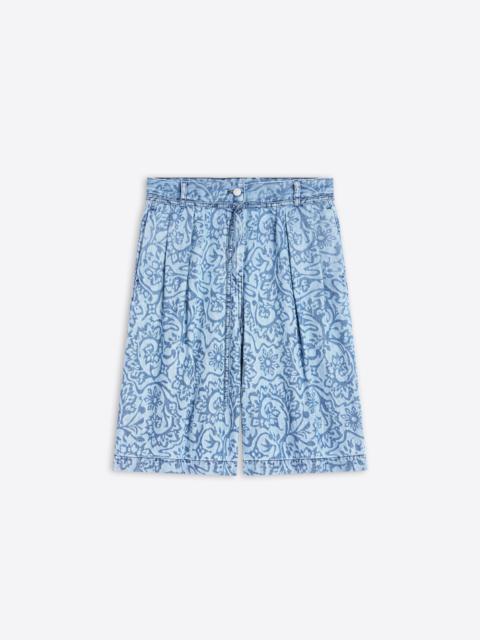 Dries Van Noten BELTED DENIM SHORTS