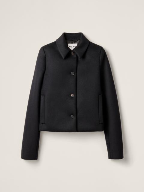 Miu Miu Single-breasted velour jacket
