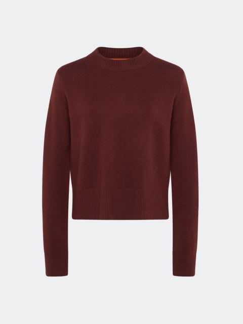 SIMONMILLER Cher Wool Sweater In Choco Brown