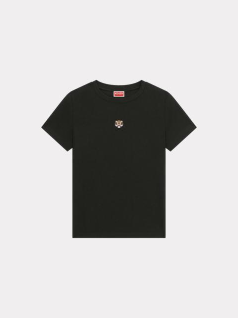 'Lucky Tiger Crest' embroidered classic T-shirt