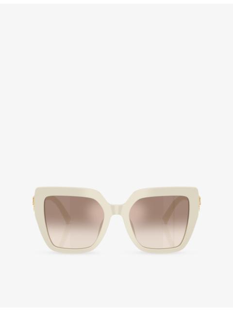 Dolce & Gabbana DG4538 Square-Frame Acetate Sunglasses