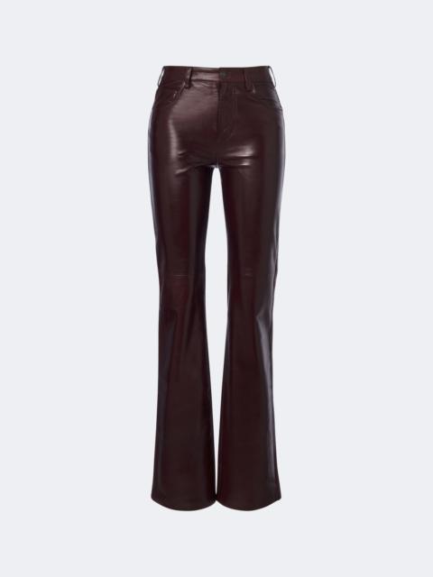 NILI LOTAN Joan leather flared pants
