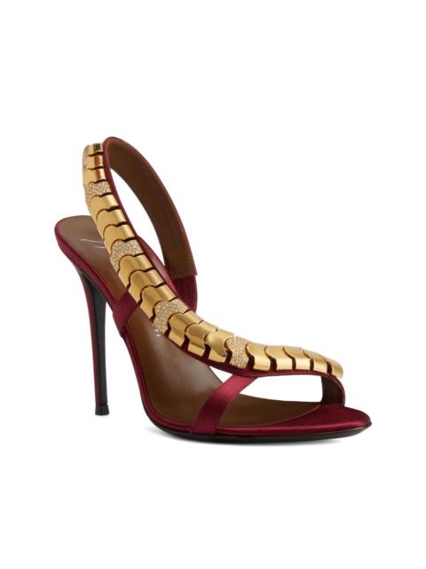 Giuseppe Zanotti 105mm rhinestone-embellished heeled sandals