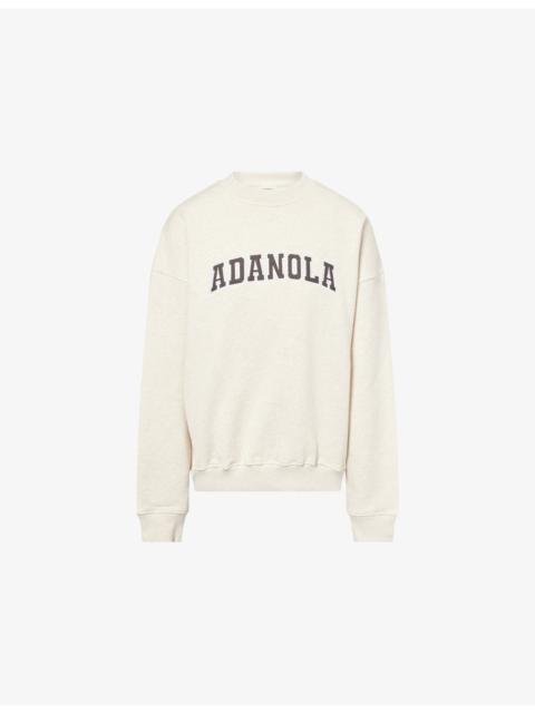 ADANOLA Varsity Oversized Cotton Sweatshirt