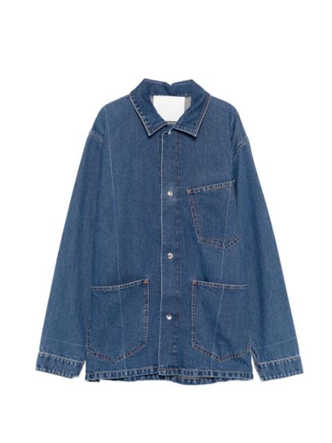 SETCHU exposed-seam pockets jacket