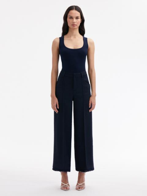 Oscar de la Renta CROPPED TWEED PANT